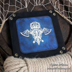 Dwarf with axes dice tray