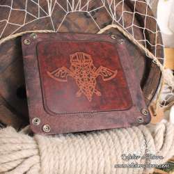 Dwarf with axes dice tray