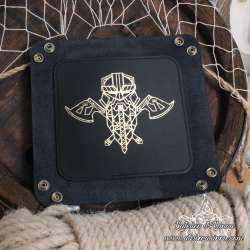 Dwarf with axes dice tray