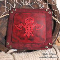 Dwarf with axes dice tray