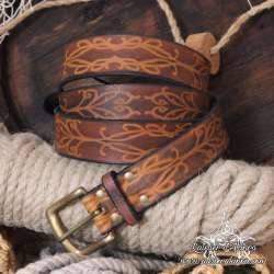 Leather elven belt handmade