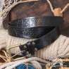 Leather belt magic esoteric kabbalistic handmade