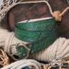 Leather belt One ring handmade
