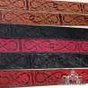 Ceinture viking gravée en cuir artisanal