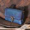 Handmade leather miniature belt bag