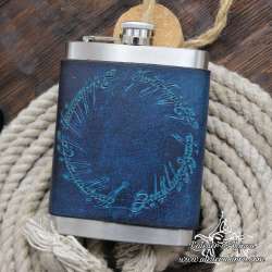 Stainless steel Hip flask One ring custom