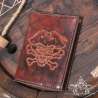 Handemade leather notebook A6 Pirate with tricorn