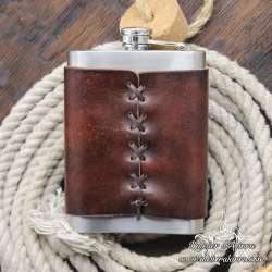 Stainless steel Hip flask Tree of Gondor custom