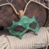 Mask leather venitian handmade thin horned plain without carving