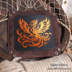 Phoenix leather dice tray