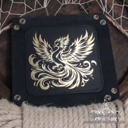 Phoenix leather dice tray