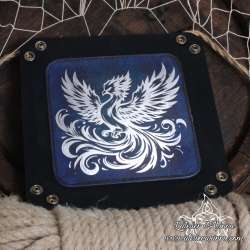 Phoenix leather dice tray