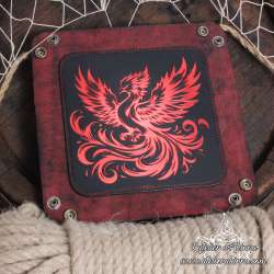 Phoenix leather dice tray