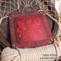 Phoenix leather dice tray