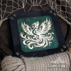 Phoenix leather dice tray