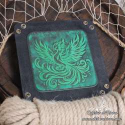 Phoenix leather dice tray