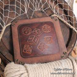 Seven dice set dice tray