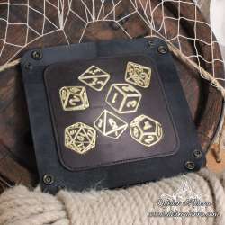 Seven dice set dice tray