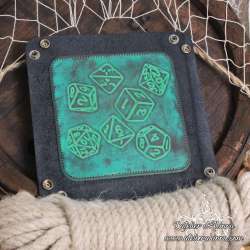 Seven dice set dice tray