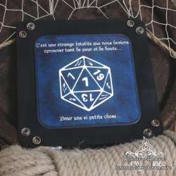 D20 on fumble dice tray