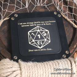 D20 on fumble dice tray
