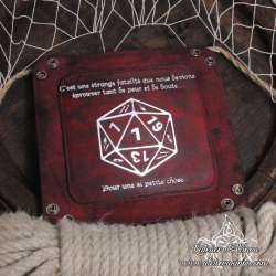 D20 on fumble dice tray