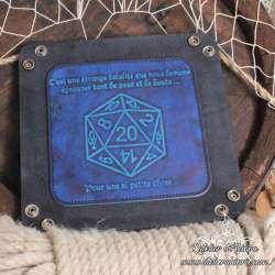 D20 on critical success dice tray