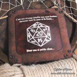 D20 on critical success dice tray