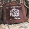 D20 on critical success dice tray