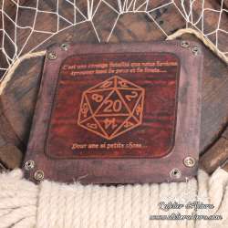 D20 on critical success dice tray