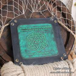 D20 on critical success dice tray